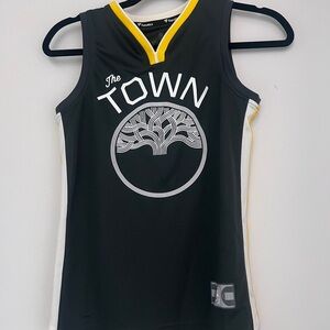 Fanatics Black and Yellow Basketball Jersey